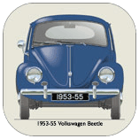 VW Beetle Type 114B 1953-55 Coaster 1